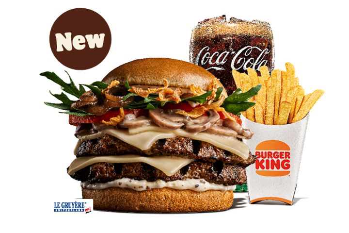 Truffle Le Gruyère AOP Double Menu - Burger King
