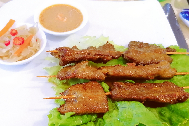 (10B) Brochettes de boeuf - Long Sheng