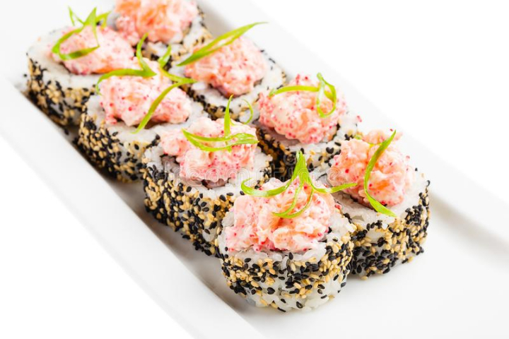 C23 - Uramaki Crabe, Concombre, Avocat, Mayonnaise - Long Sheng