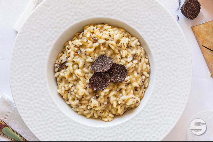 Risotto al tartufo Nero - Trattoria Toscana