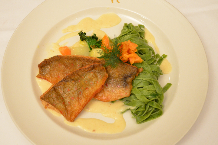 Gebratenes Saiblingsfilet - Lapin