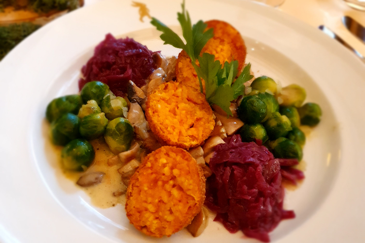 Hausgemachte Kürbis-Risotto Kugeln - Lapin