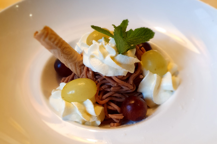 Vermicelles mit Rahm - Lapin