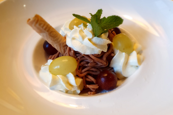 Mini Portion Vermicelles mit Rahm - Lapin