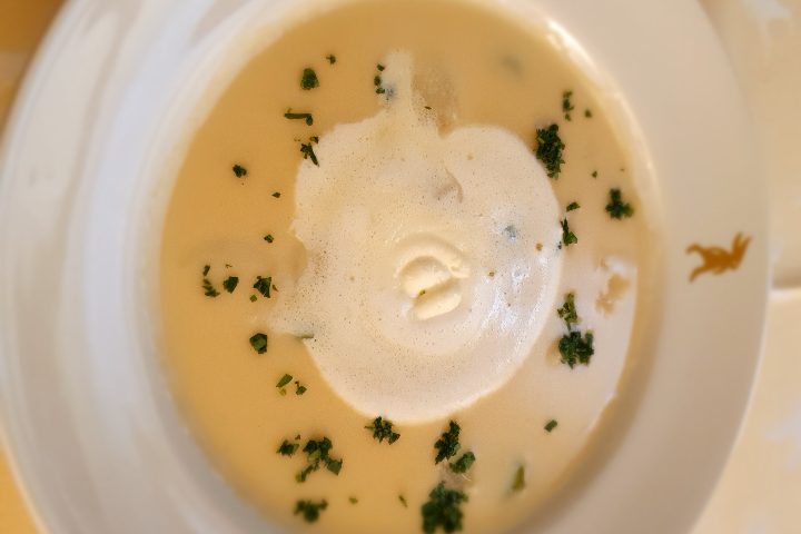 Spargelcremesuppe - Lapin