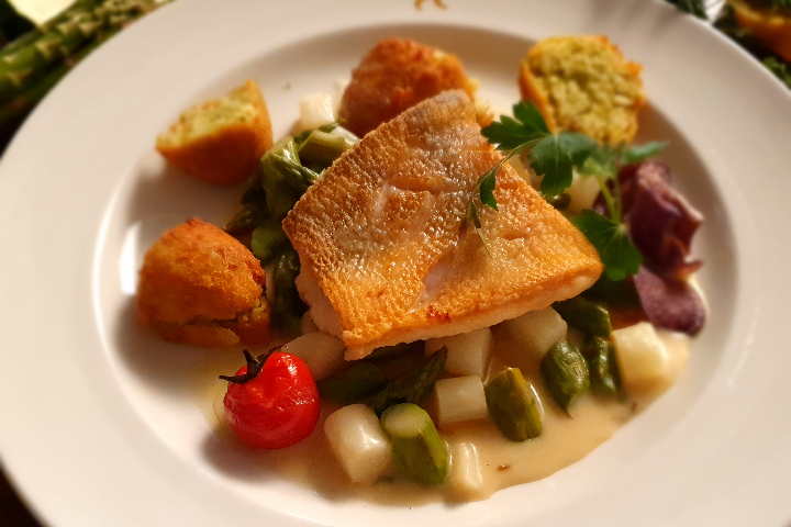 Zanderfilet gebraten - Lapin