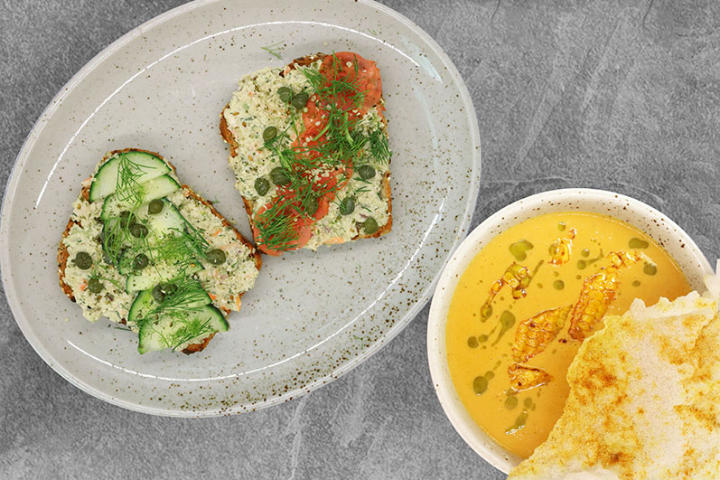 FAKE TUNA TOAST & SOUP - Beetnut