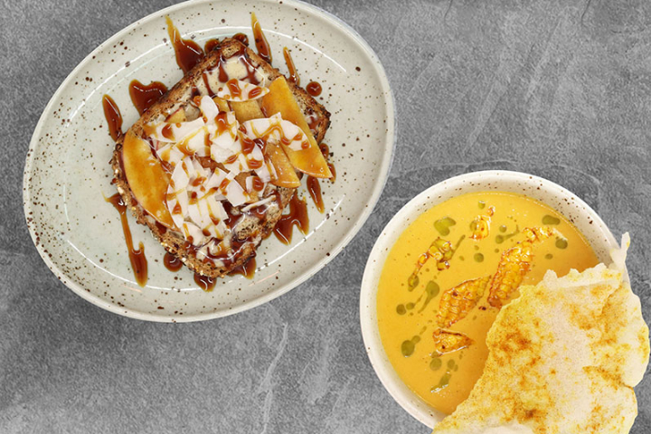 APPLE ALMOND TOAST & SOUP - Beetnut