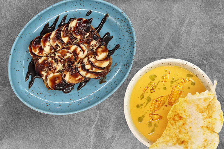 CHOCO BANANA TOAST & SOUP - Beetnut