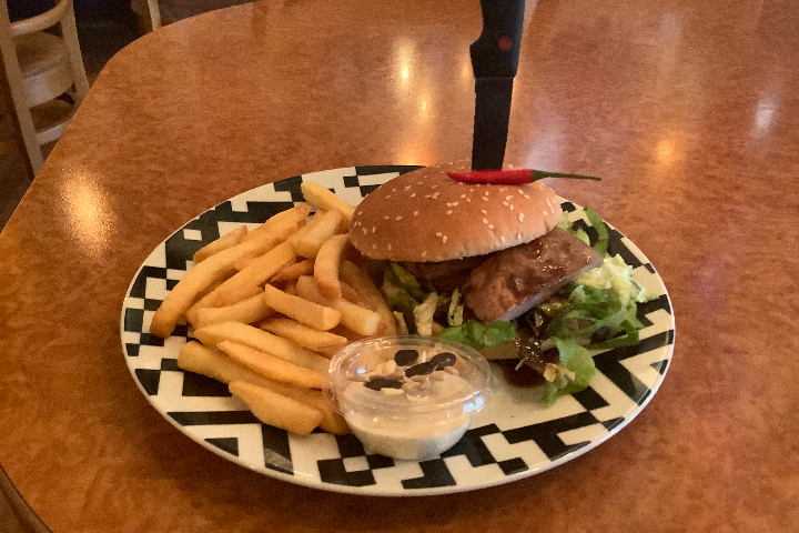 The Duck Breast Burger - Bleu Café