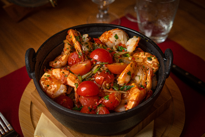 Big chili prawns (22Stk.) - Sir Andrew's Restaurant