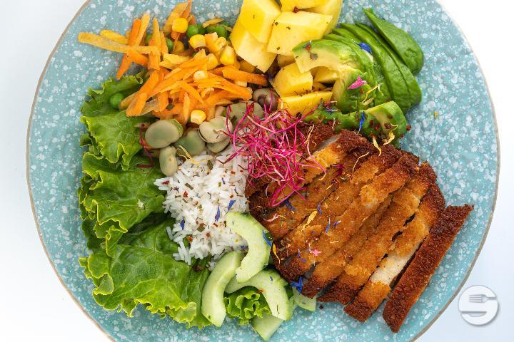 Pollo Poke Bowl - Cafe Bel Ami