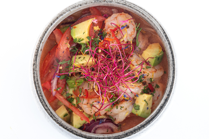 Ceviche de Camaron - Cafe Bel Ami
