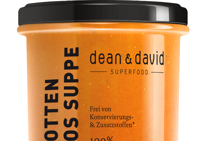 Karotten Kokos Suppe im Glas - dean&david