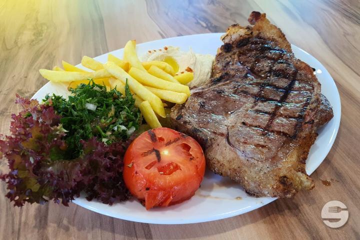 Assiette cote de bœuf grillé - Zeitouna