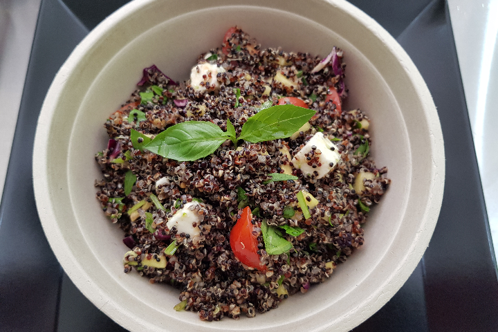 Vegetarian black quinoa - TartaBurg