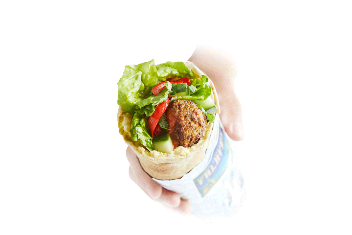 Vegan Falafel Wrap - Leon