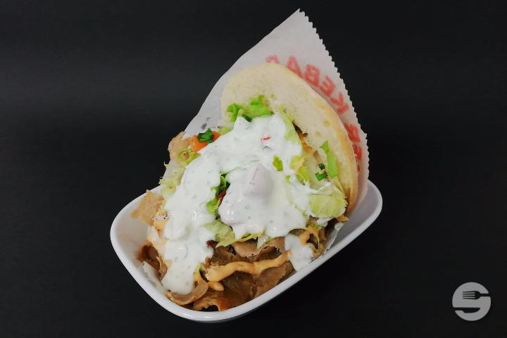 Mega Kebab Sandwich - Pizzeria des Forges
