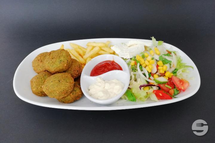 Assiette Falafels - Pizzeria des Forges