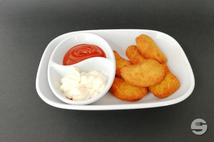 Chicken Nuggets Hausgemacht - Pomodoro e Mozzarella
