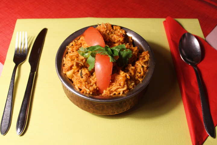 Vegetarisches Biryani - India Palace