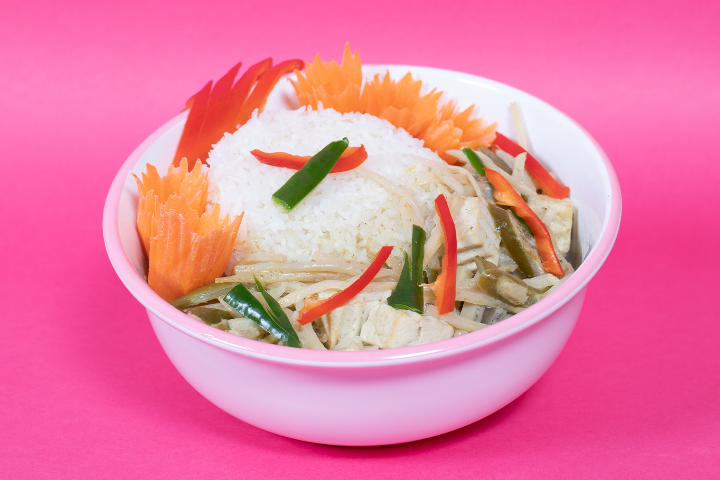Curry vert au tofu (piquant) - Mama Thaï