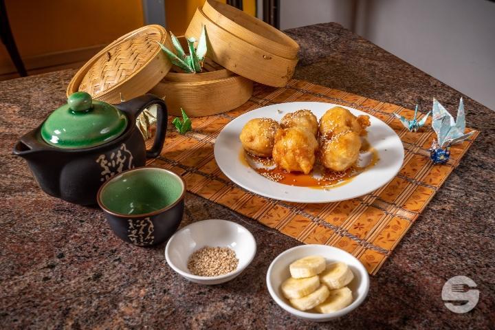 Banana fritters - Lotus Restaurant