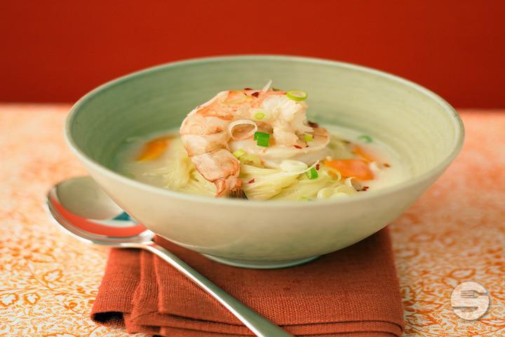 Crevettes au Jus de Coco 🍤🥥 - Pad Thaï