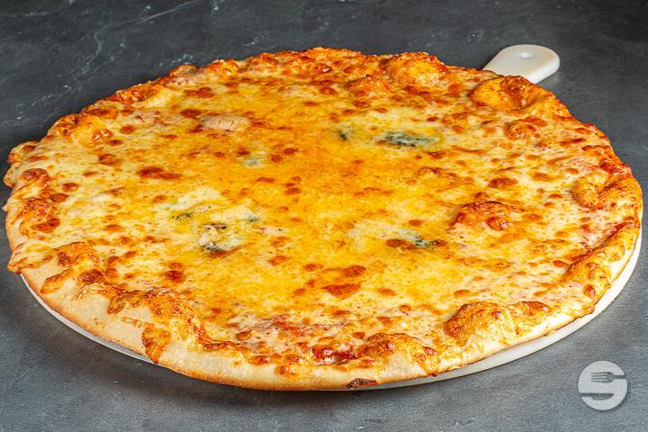 Pizza 4 Fromages ø 45 cm disponible dès 10h00 - Migros Take Away du Silo