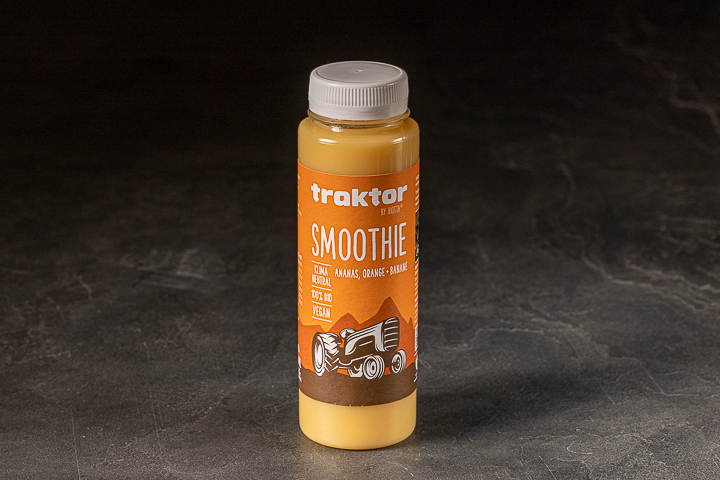 Traktor smoothies Ananas - Orange - Banane - Migros Yummy Take Away Métropole
