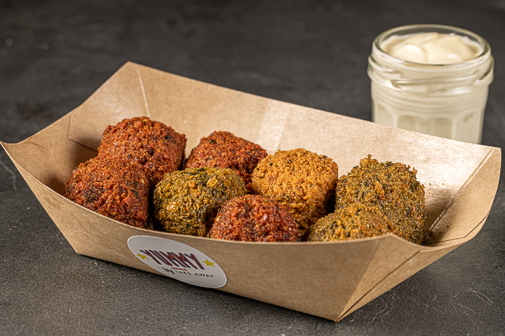 Barquette de falafel mix (betterave, épinard et nature) - Migros Yummy Take Away Métropole