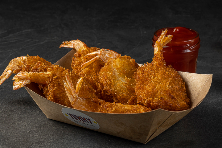 Barquette crevettes butterfly - Migros Yummy Take Away Métropole