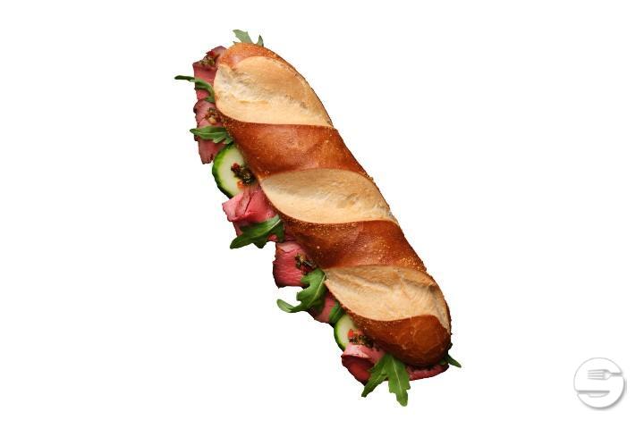 Baguette Roastbeef - Brezelkönig Neuchâtel CFF