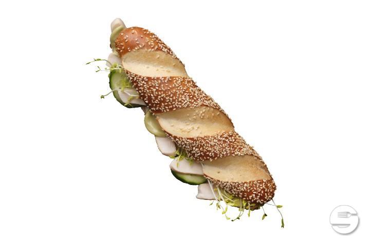 Baguette Poulet Wasabi - Brezelkönig Lausanne