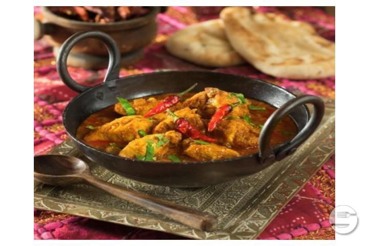 Chicken Kolhapuri with Rice - Ooh!Curry