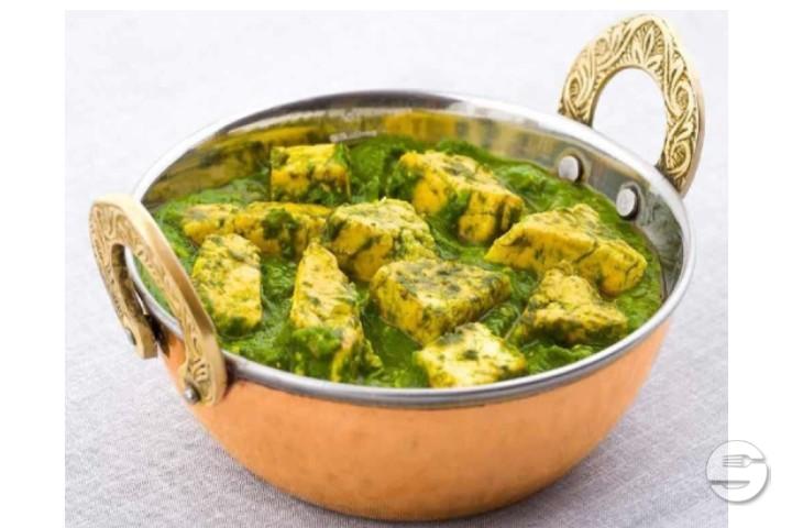 Palak Paneer with Rice - Ooh!Curry