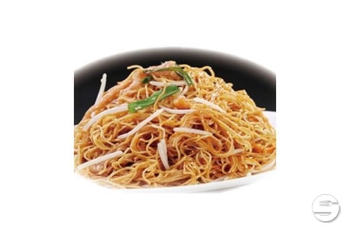 Fried noodles with topping - Rising Sun