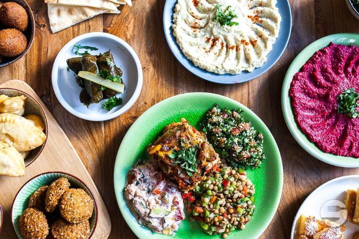 Assiette végétarienne - Ras Beyrouth