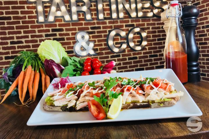 Tartine Poulet Rôti & Guacamole - Tartines & Co