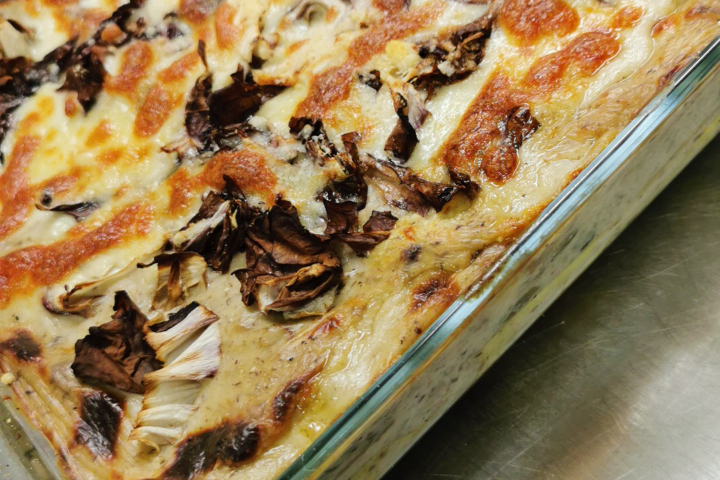 Creamy Mushroom Lasagne - Bischero