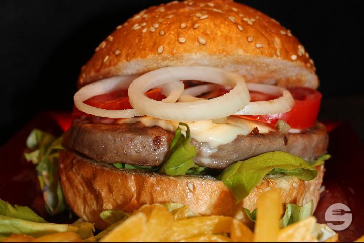 Oignons Burger Menu - American Pub