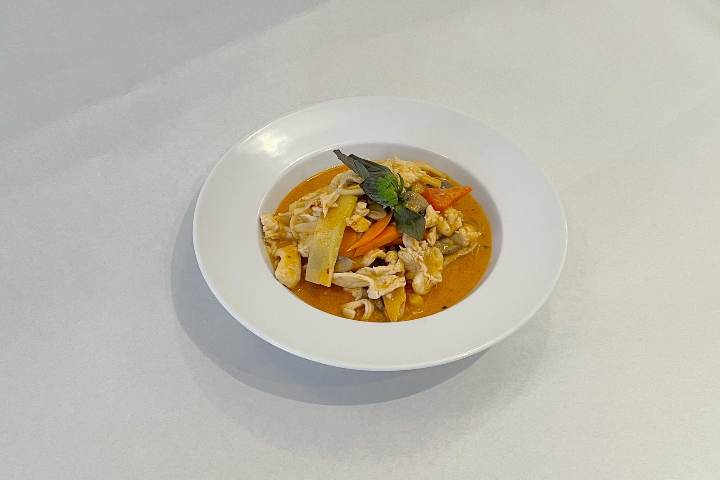 42B. Chicken with Red Curry - Qing Dao Express