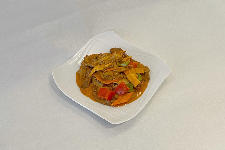 53. Beef with Satay Sauce - Qing Dao Express