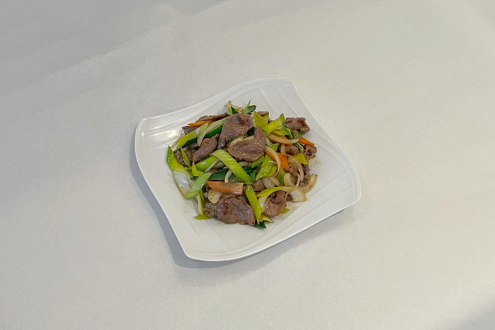 62. Lamb with Chives and Pepper - Qing Dao Express