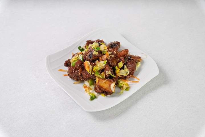 73. Salt and Pepper Spare Ribs - Qing Dao Express
