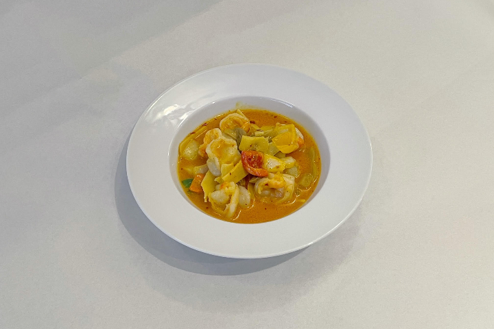 82A. Shrimps with Yellow Curry - Qing Dao Express
