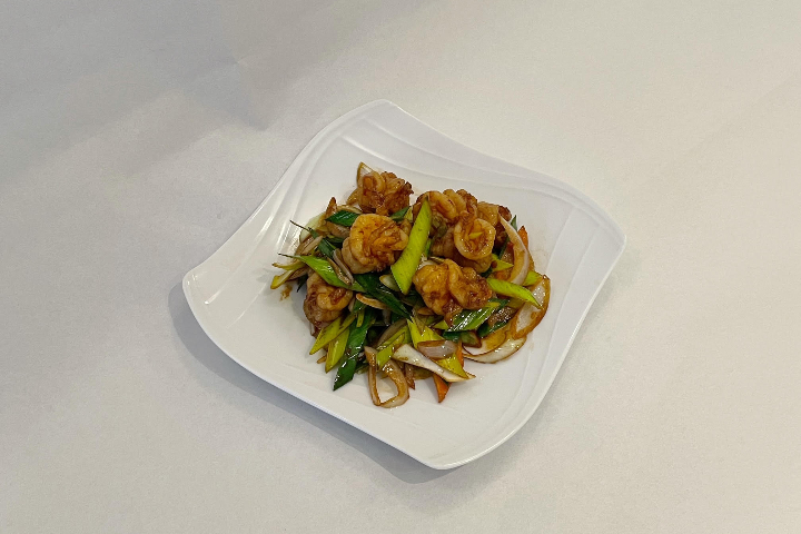 84. Shrimps with Ginger - Qing Dao Express