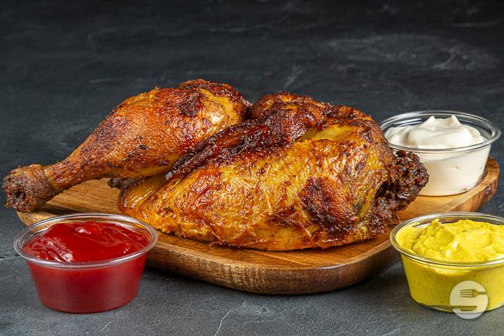Half Roasted Chicken - Migros Restaurant Take Away d'Yverdon