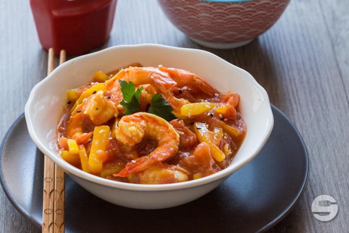 261. Sweet and Sour Shrimps - Le Lotus
