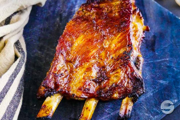 234. Garlic Lacquered Pork Ribs - Le Lotus